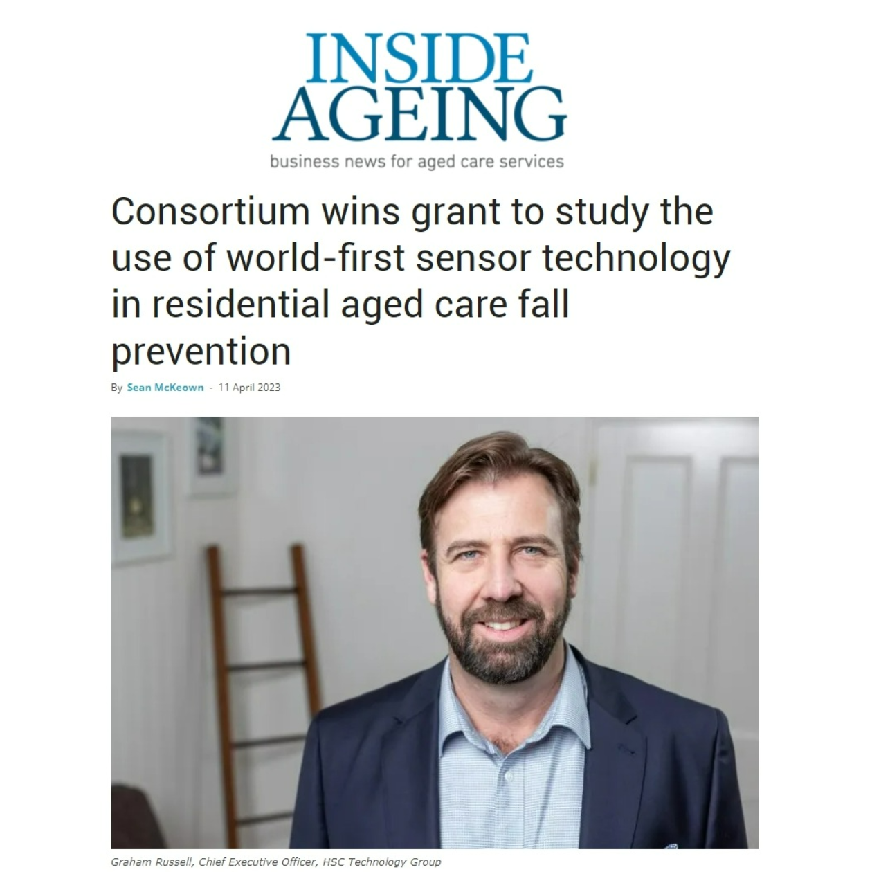 inside ageing announcement on grant