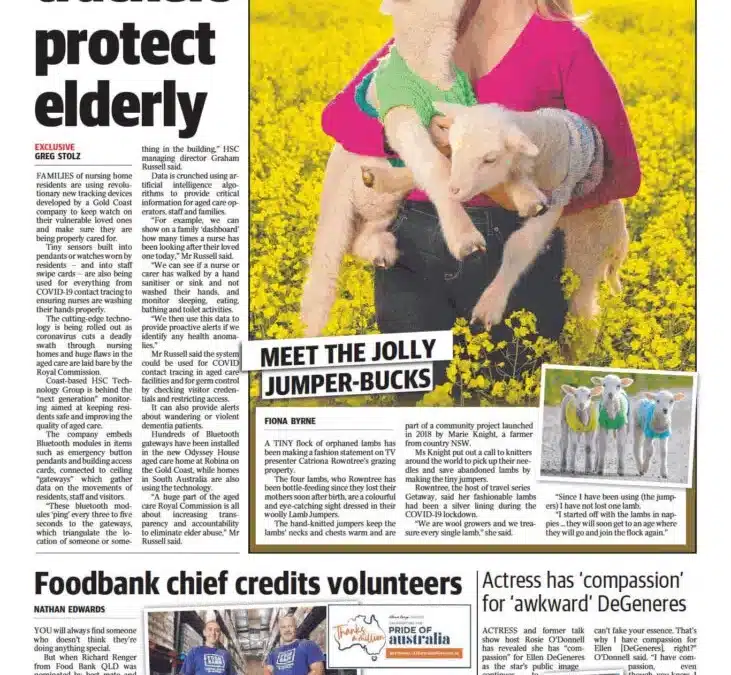 The Courier Mail – Homegrown hi-tech keeps tabs on elderly