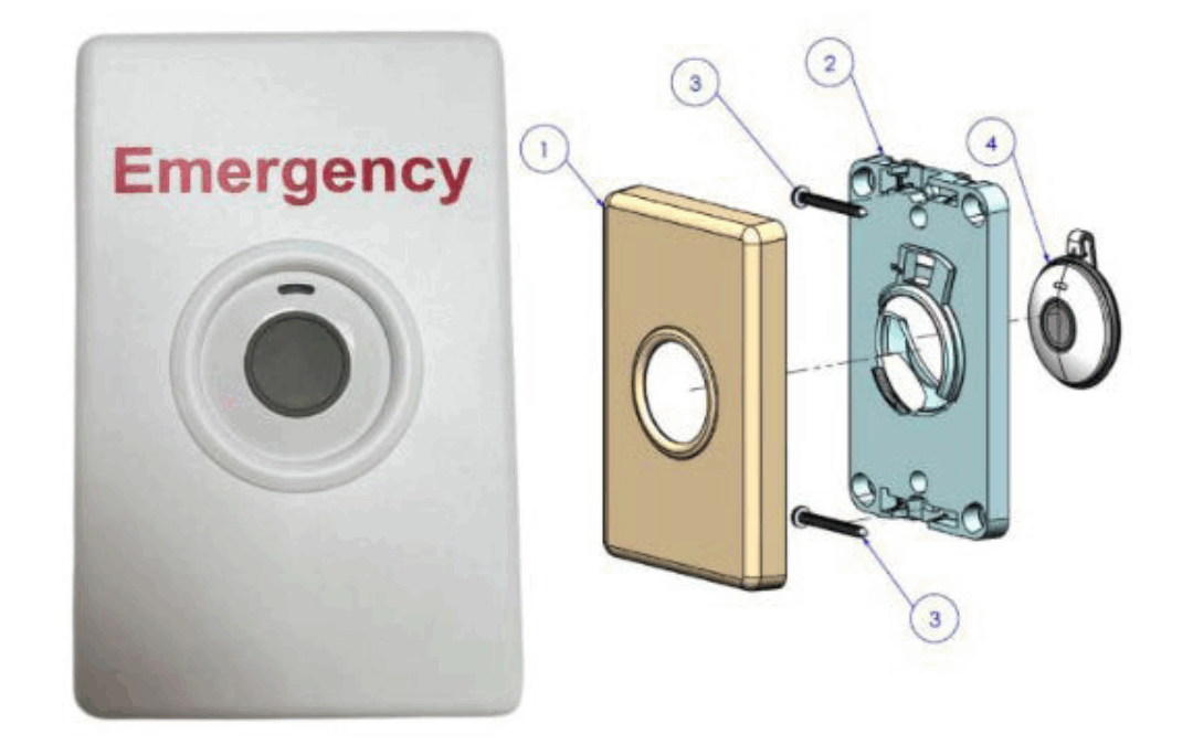 TALIUS EMERGENCY PENDANT WALL BRACKET