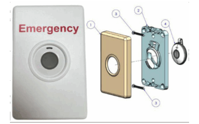 TALIUS EMERGENCY PENDANT WALL BRACKET