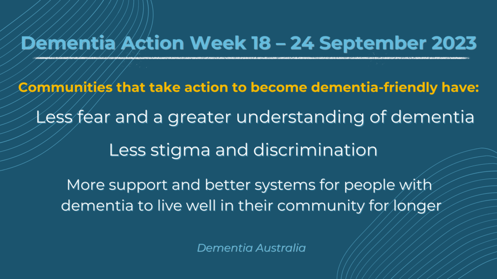 dementia action week infographic